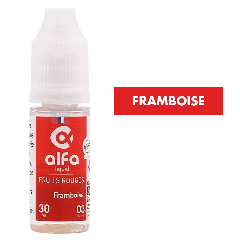 E-liquide Framboise (30 VG) 10 mL - Alfaliquid — Alfaliquid - 30VG