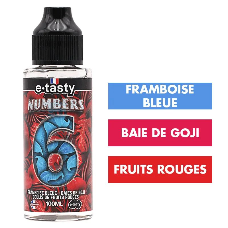 E-liquide Numbers 6 100 mL - Numbers (E.Tasty) — E.Tasty - Numbers