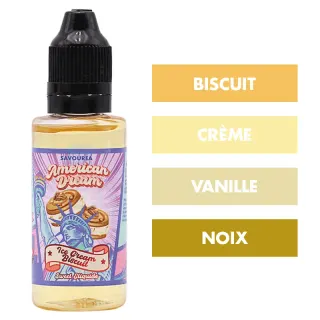 Concentré Ice Cream Biscuit 30 mL - American Dream (Savourea) — American Dream - Arômes DIY