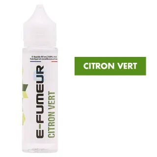 E-liquide Citron Vert 50 mL - E-FUMEUR — E-Fumeur - E-liquides