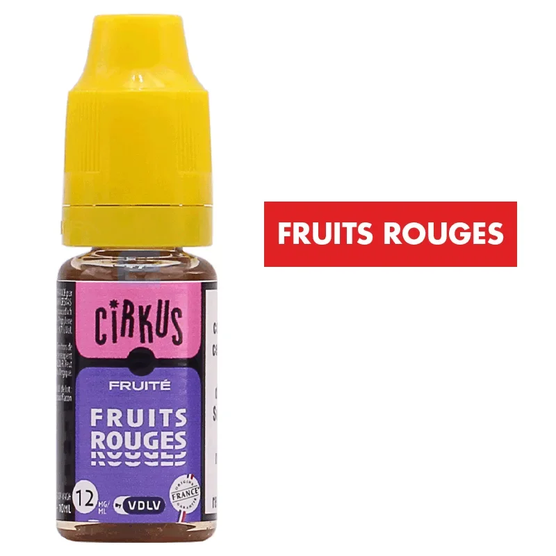 E-liquide Fruits Rouges 10 mL - CirKus (VDLV)