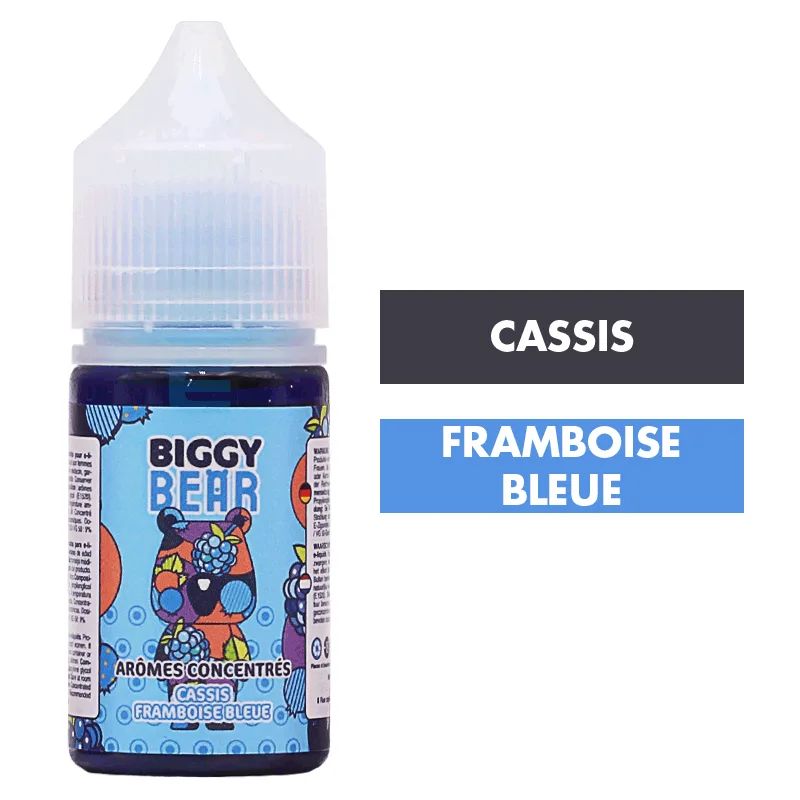 Concentré Cassis Framboise Bleue 30 mL - Biggy Bear — Biggy Bear - Arômes DIY