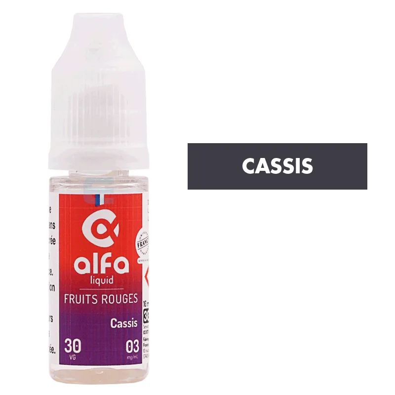 E-liquide Cassis (30 VG) 10 mL - Alfaliquid — Alfaliquid - 30VG