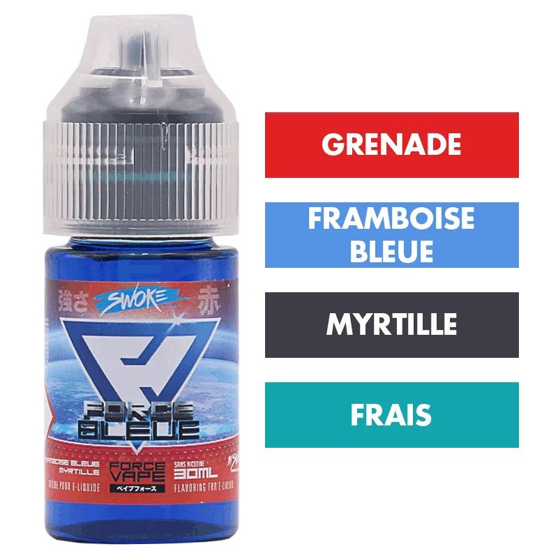 Concentré Force Bleue 30 mL - Force Vape (Swoke) — Swoke - Arômes Force Vape