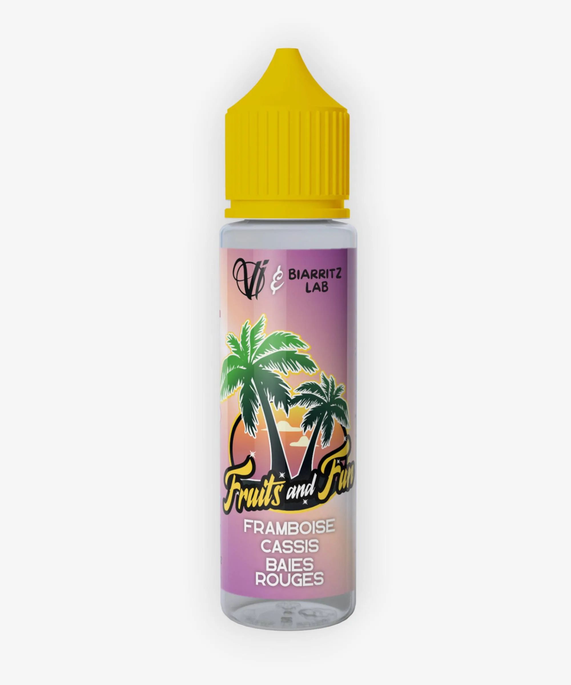 E-liquide Framboise Cassis Baies Rouges 50 mL - Fruits And Fun Biarritz Lab