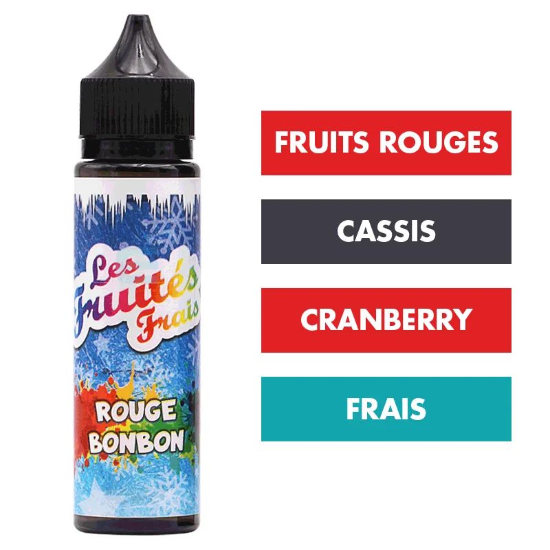 E-liquide Rouge Bonbon 50 mL - Fruités Frais — Green Vapes - Fruités Frais