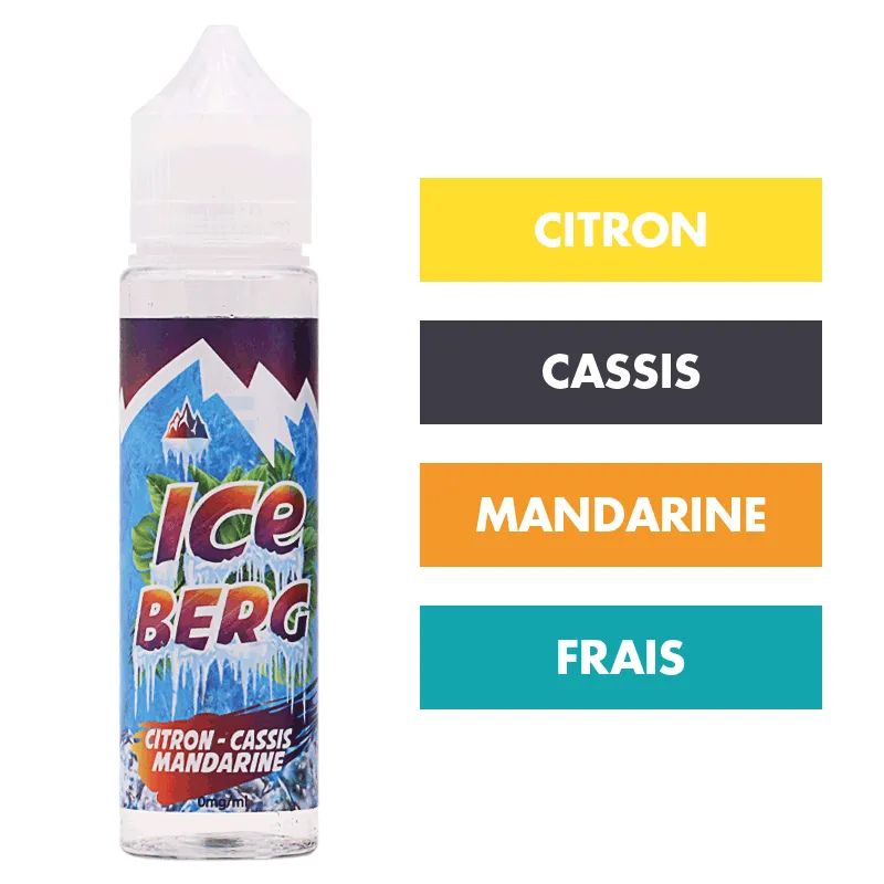 E-liquide Citron Cassis Mandarine 50 mL - Iceberg (LiquideLab)