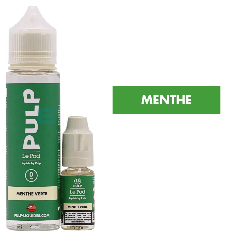 E-liquide Menthe Verte 60 mL - Pulp Le Pod