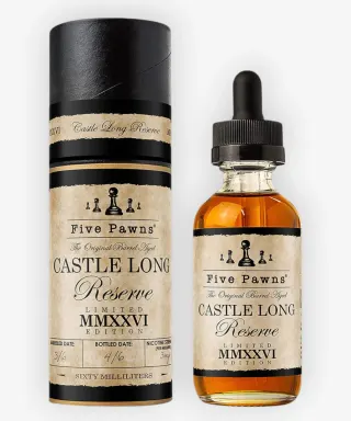 E-liquide Castle Long Reserve 2026 50 mL - Five Pawns