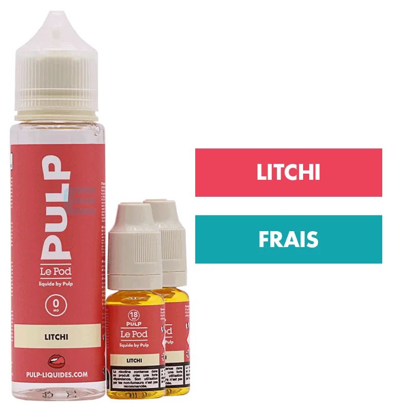 E-liquide Litchi 60 mL - Pulp Le Pod — vue 2