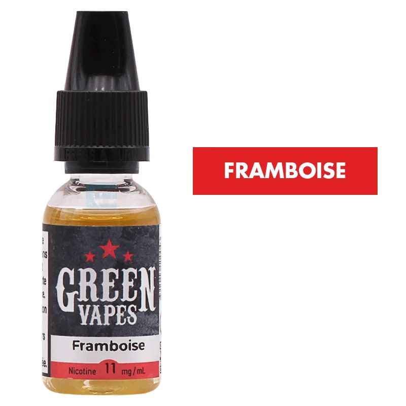 E-liquide Framboise 10 mL - Green Vapes — Green Vapes - Classique