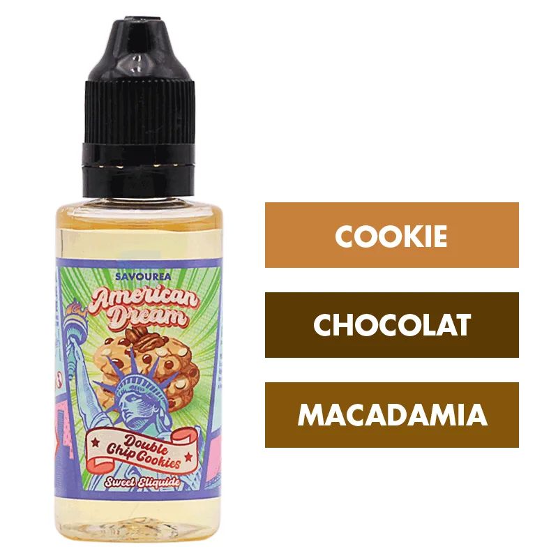 Concentré Double Chip Cookies 30 mL - American Dream (Savourea) — American Dream - Arômes DIY