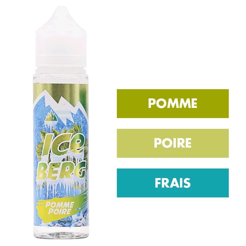 E-liquide Pomme Poire 50 mL - Iceberg (LiquideLab) — vue 1