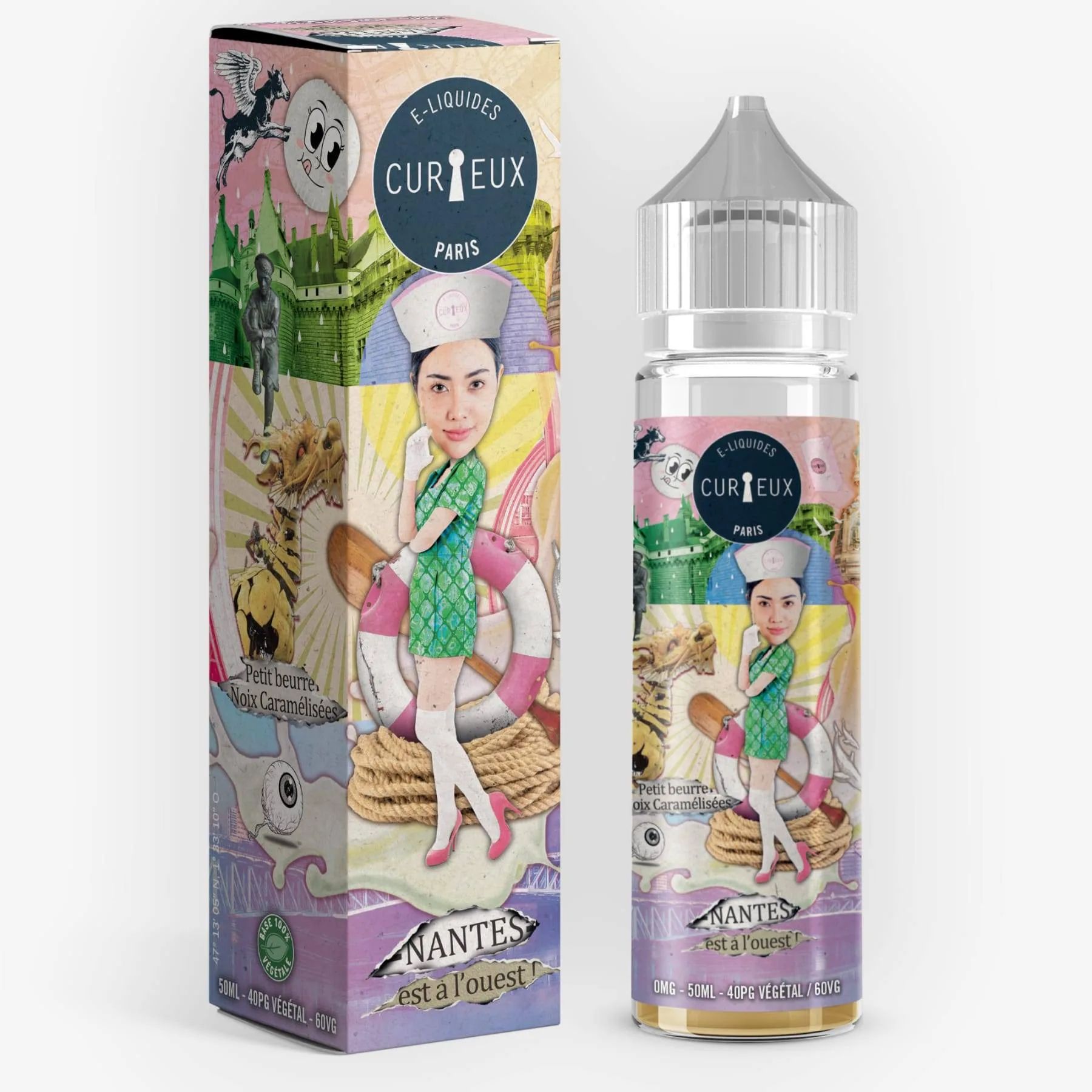 E-liquide Nantes Est A L'Ouest 50 mL - Hexagone (Curieux) — Curieux - Edition Hexagone