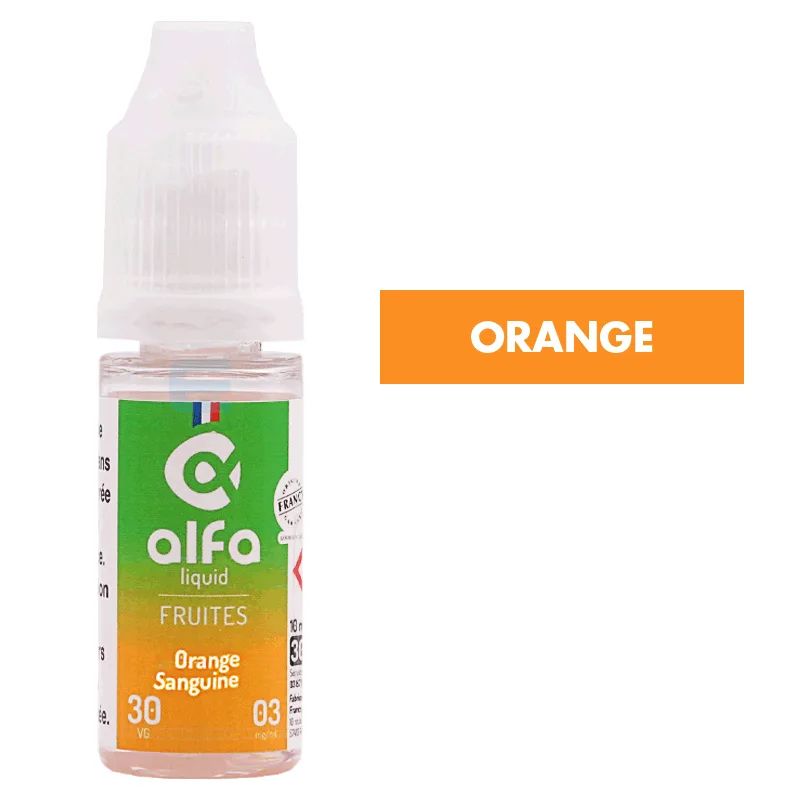 E-liquide Orange Sanguine (30 VG) 10 mL - Alfaliquid — Alfaliquid - 30VG