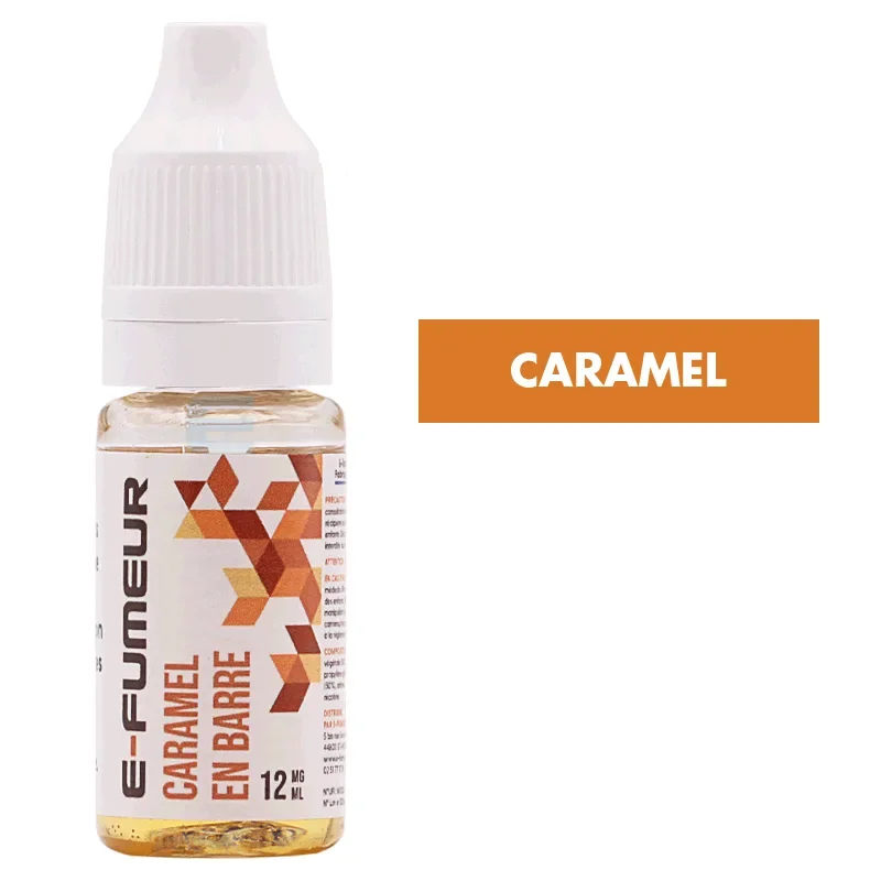 E-liquide Caramel en Barre 10 mL - E-FUMEUR