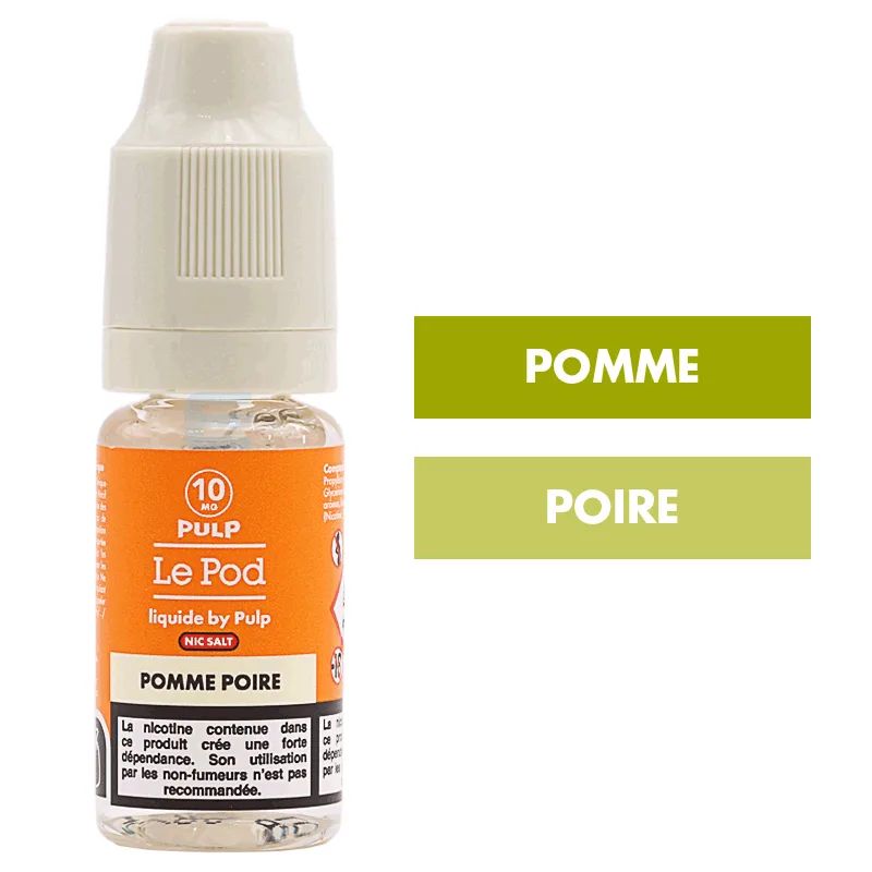 E-liquide Pomme Poire 10 mL - Pulp Le Pod — Pulp - Le Pod