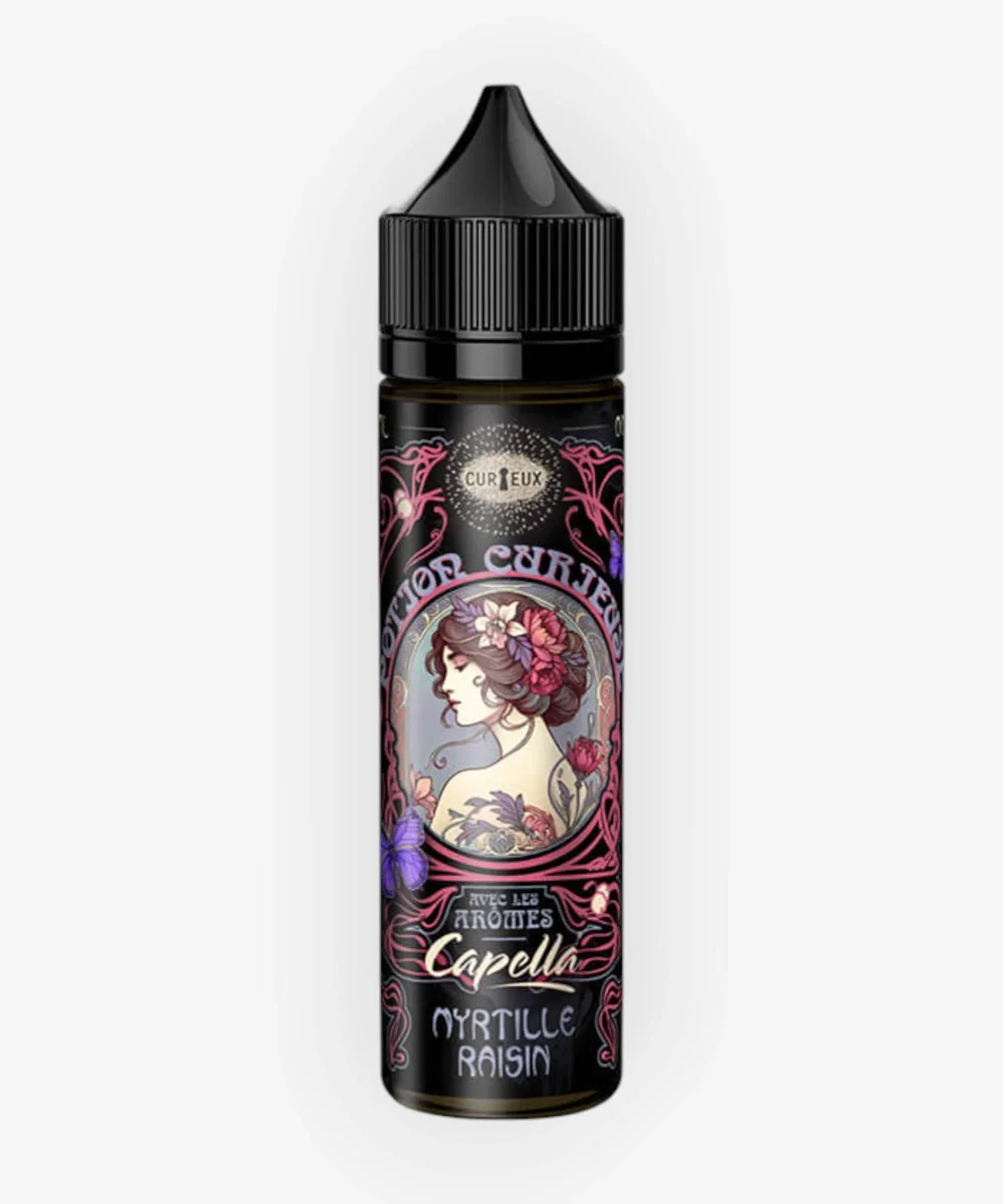 E-liquide Myrtille Raisin 50 mL - Potion Curieuse Curieux