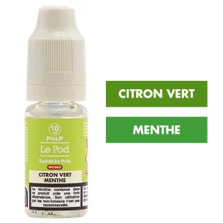 E-liquide Citron Vert Menthe 10 mL - Pulp Le Pod — Pulp - Le Pod