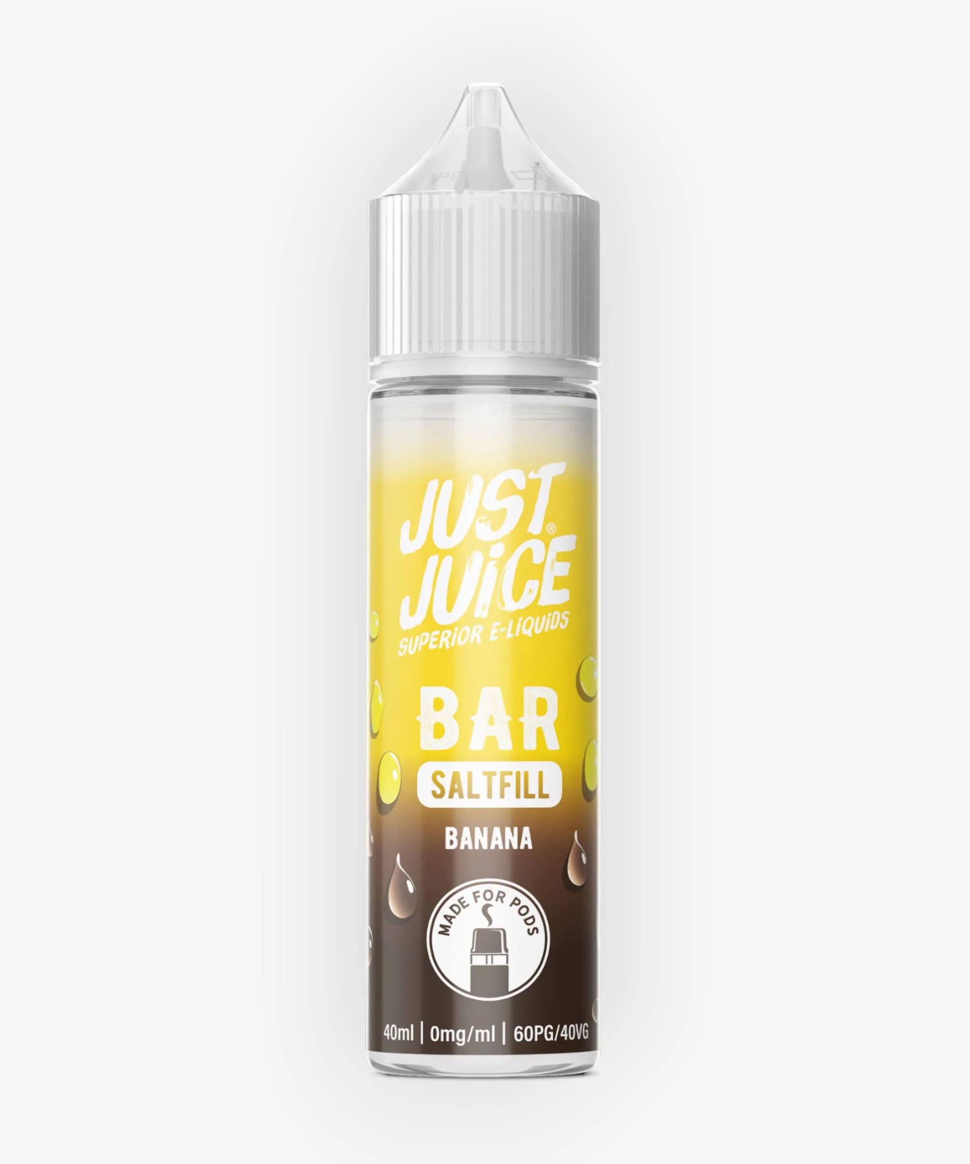E-liquide Banana 40 mL - Bar Saltfill (Just Juice) — Just Juice - Bar Saltfill