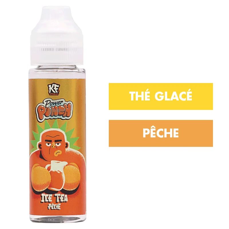 E-liquide Ice Tea Pêche 50 mL - Power Punch — Cloud Vapor - Power Punch