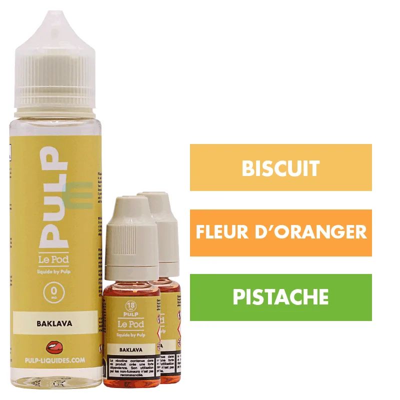 E-liquide Baklava 60 mL - Pulp Le Pod — vue 2