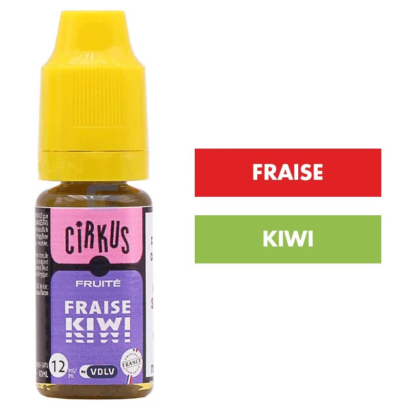 E-liquide Fraise Kiwi 10 mL - CirKus (VDLV) — VDLV - Cirkus