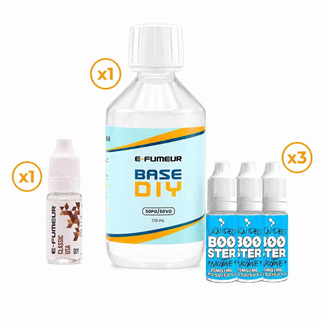 Pack DIY Classic USA 210 mL - E-FUMEUR — E-Fumeur - Arômes DIY