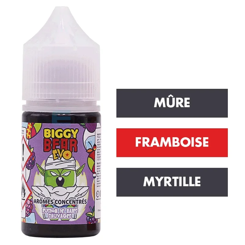 Concentré Fusion de Baies Sauvages 30 mL - Biggy Bear Evo