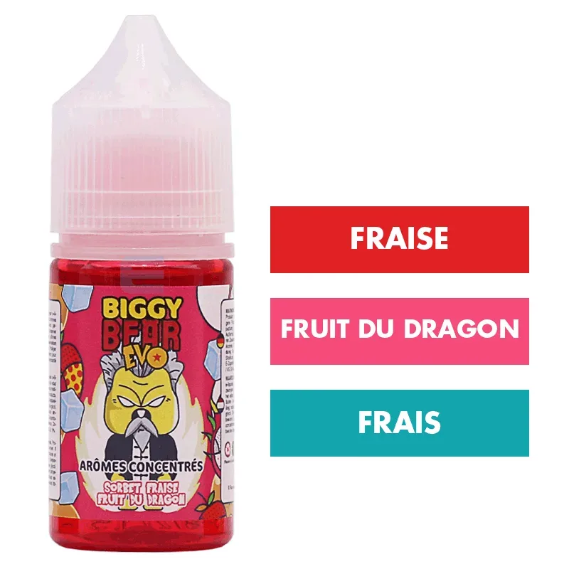 Concentré Sorbet Fraise Fruit du Dragon 30 mL - Biggy Bear Evo