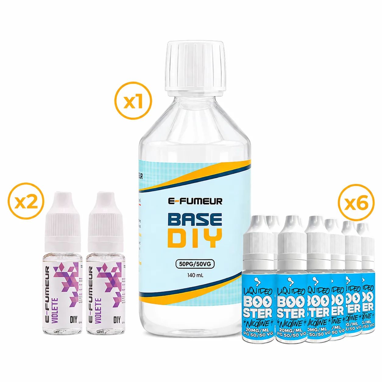 Pack DIY Violette 220 mL - E-FUMEUR — vue 5
