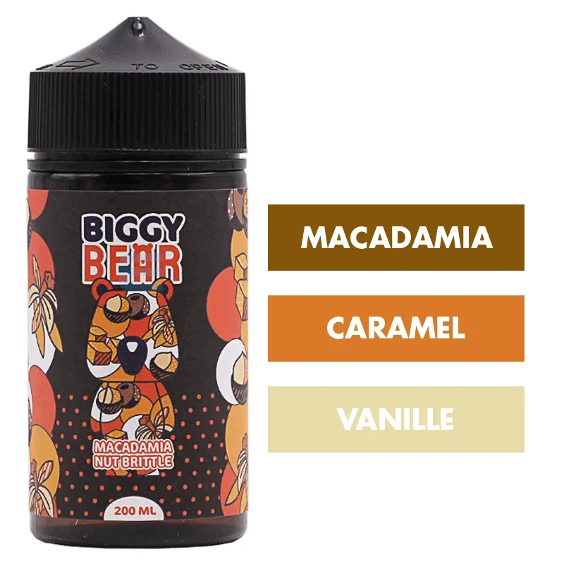E-liquide Macadamia Nut Brittle 200 mL - Biggy Bear