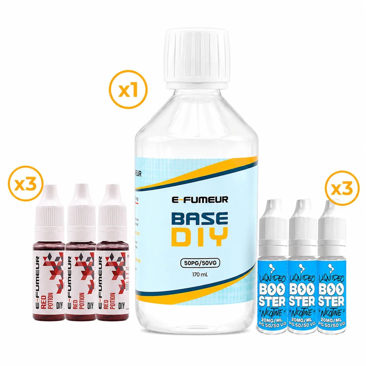 Pack DIY Red Potion 230 mL - E-FUMEUR — E-Fumeur - Arômes DIY
