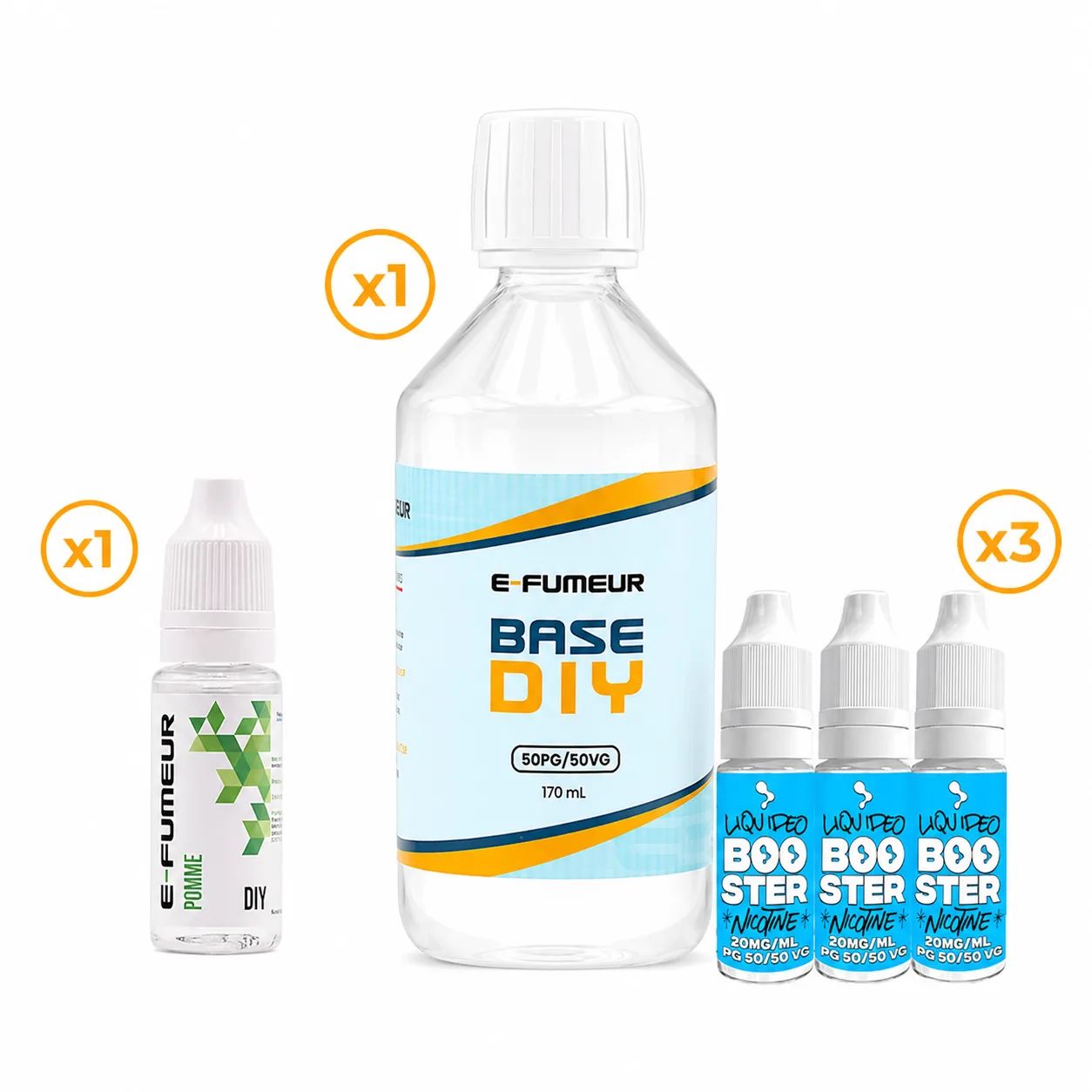 Pack DIY Pomme 210 mL - E-FUMEUR — E-Fumeur - Arômes DIY