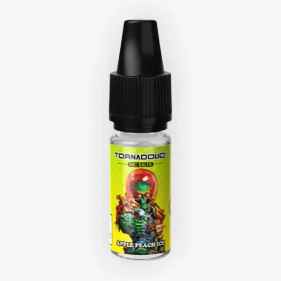 E-liquide Apple Peach Ice Nic Salts 10 mL - Tornadoliq Gobar