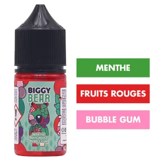 Concentré Menthe Fruits Rouges Bubble Gum 30 mL - Biggy Bear — Biggy Bear - Arômes DIY