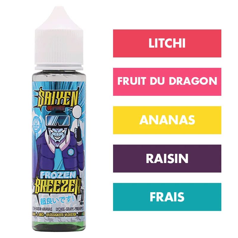 E-liquide Frozen Breezer 50 mL - Saiyen Vapors — Swoke - Saiyen Vapors