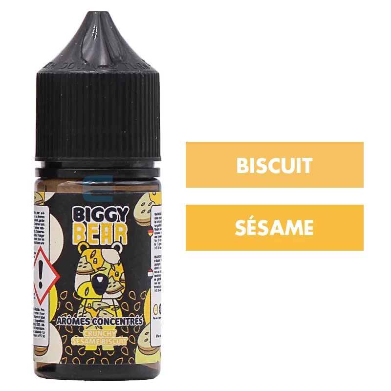 Concentré Crunchy Sesame Biscuit 30 mL - Biggy Bear — Biggy Bear - Arômes DIY