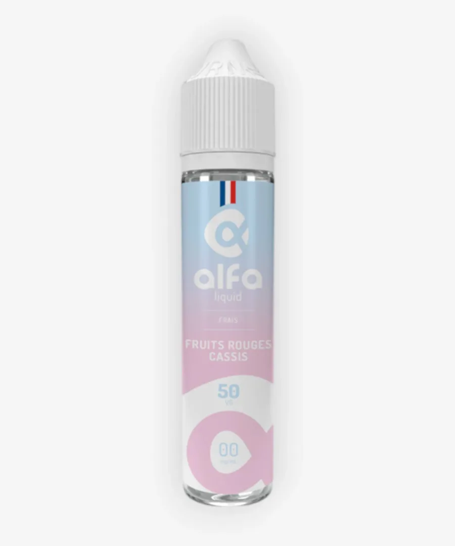 E-liquide Fruits Rouges Cassis (50 VG) 50 mL - Alfaliquid