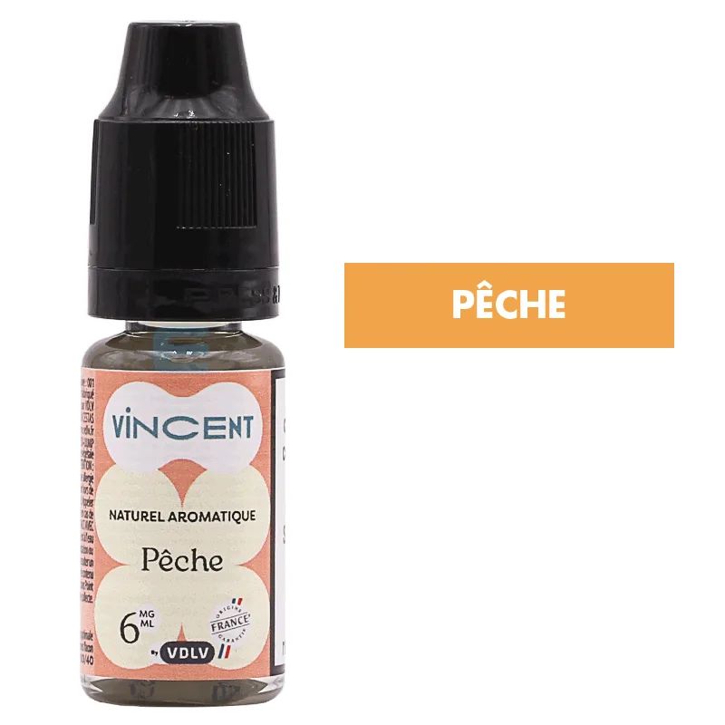 E-liquide Pêche 10 mL - Vincent (VDLV)