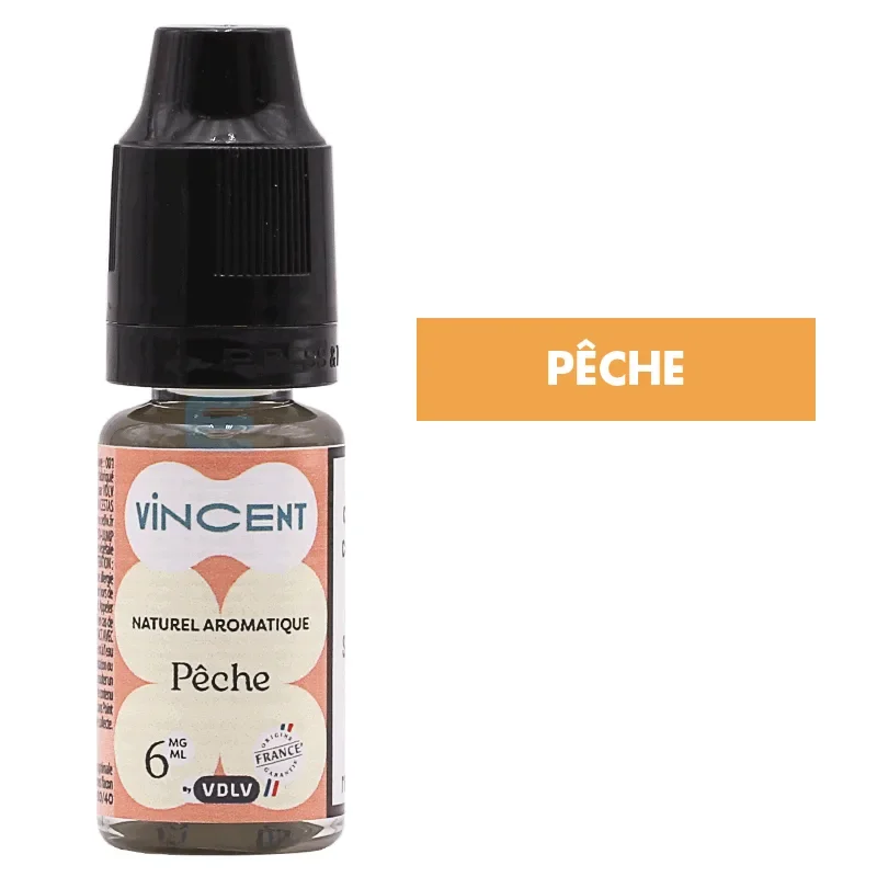 E-liquide Pêche 10 mL - Vincent (VDLV)