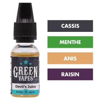 E-liquide Devil's Juice 10 mL - Green Vapes — Green Vapes - Classique