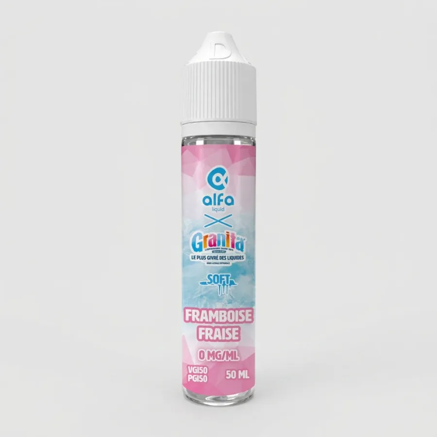 E-liquide Framboise Fraise Soft 50 mL - Granita
