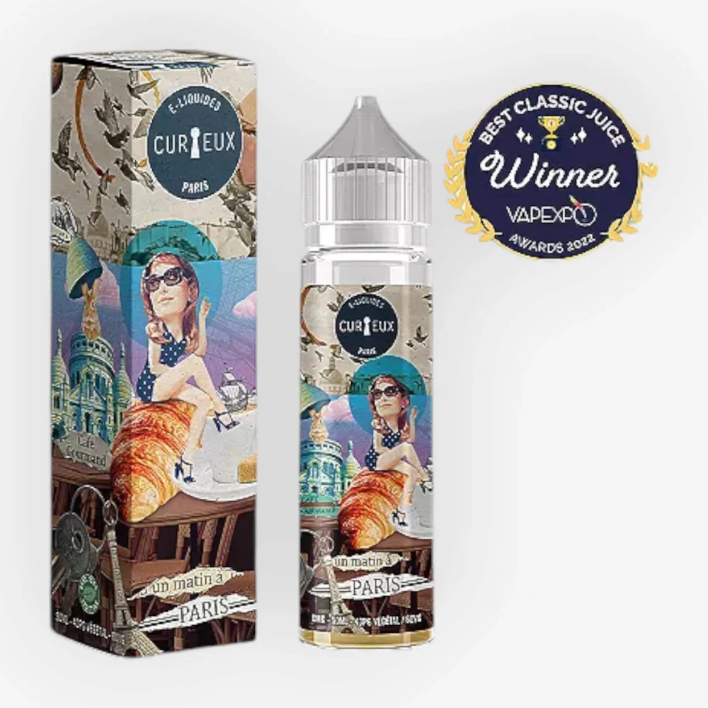 E-liquide Un Matin A Paris 50 mL - Hexagone (Curieux)