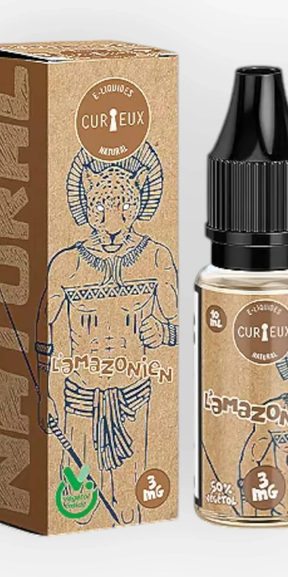 E-liquide L'Amazonien 10 mL - Natural Curieux