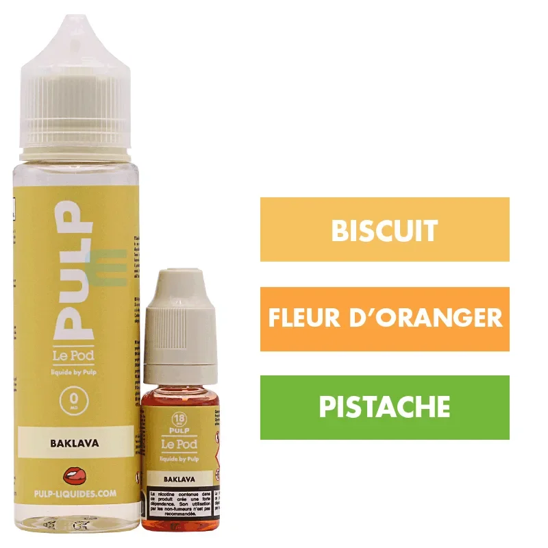 E-liquide Baklava 60 mL - Pulp Le Pod