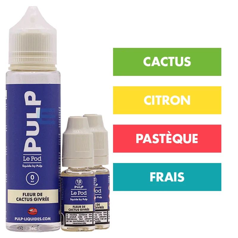 E-liquide Fleur de Cactus Givrée 60 mL - Pulp Le Pod — vue 2