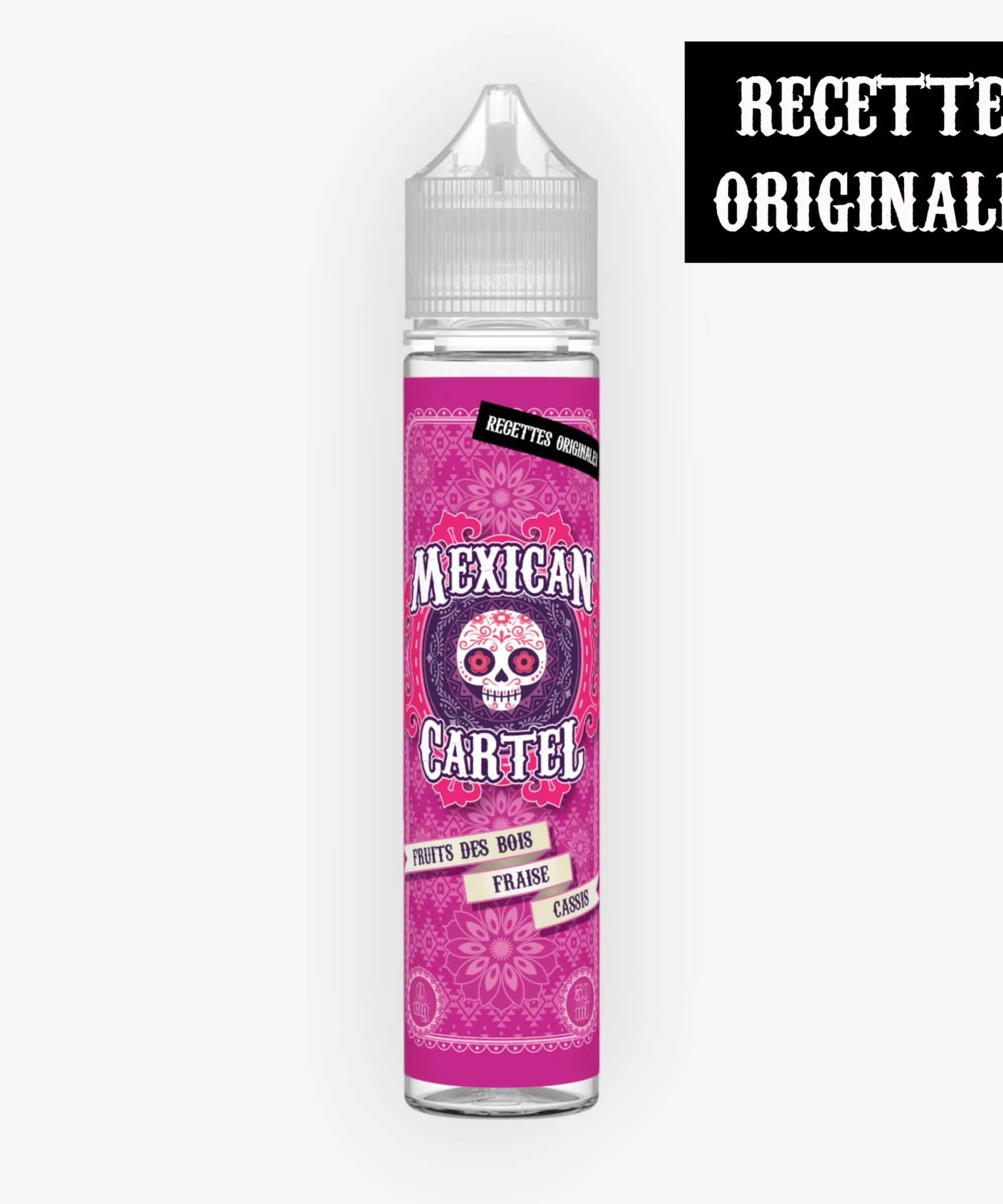 E-liquide Fruits Des Bois Fraise Cassis 50 mL - Mexican Cartel