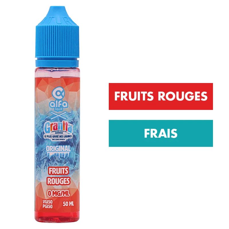 E-liquide Fruits Rouges 50 mL - Granita — Alfaliquid - Granita