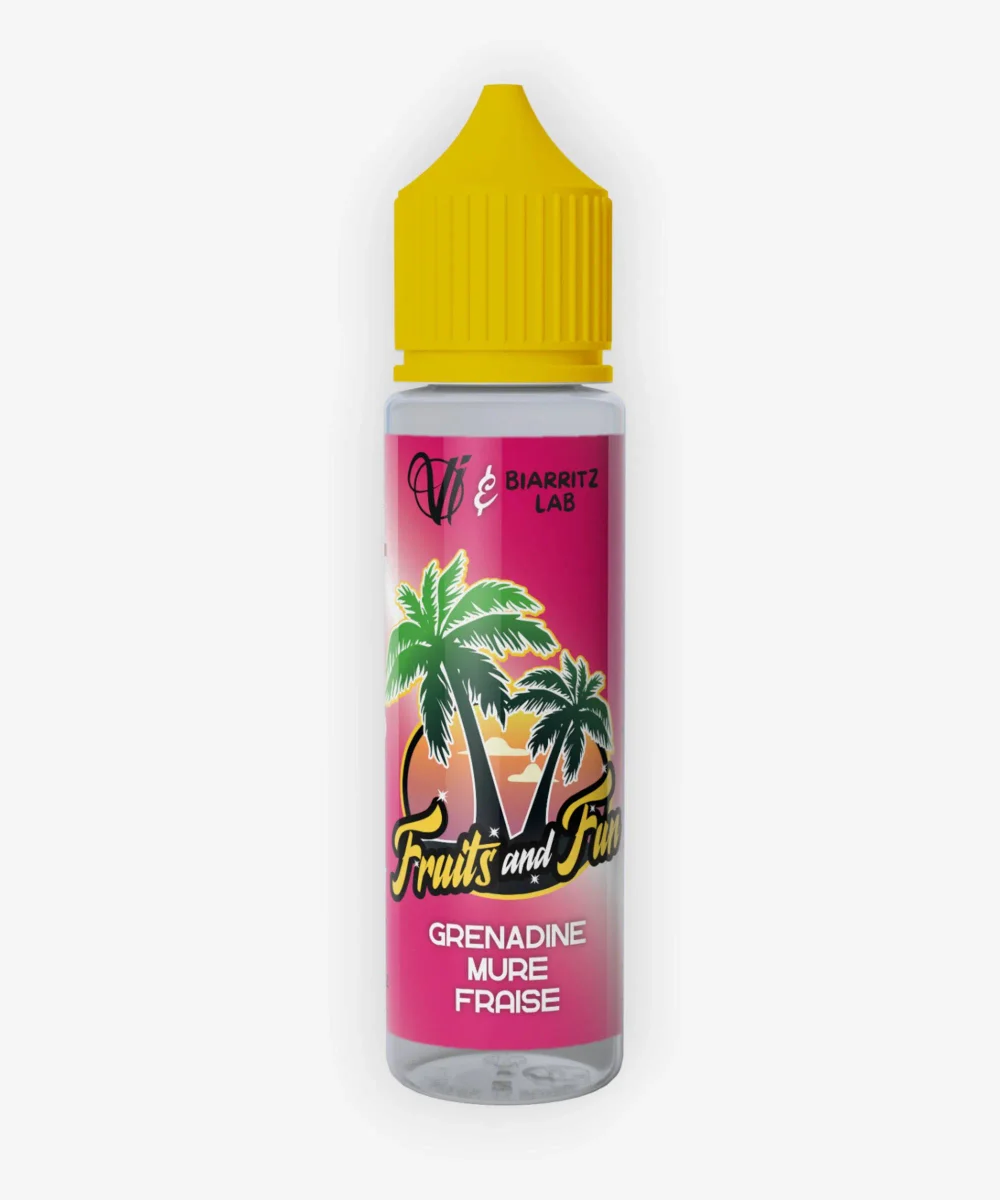 E-liquide Grenadine Mûre Fraise 50 mL - Fruits And Sun Biarritz Lab